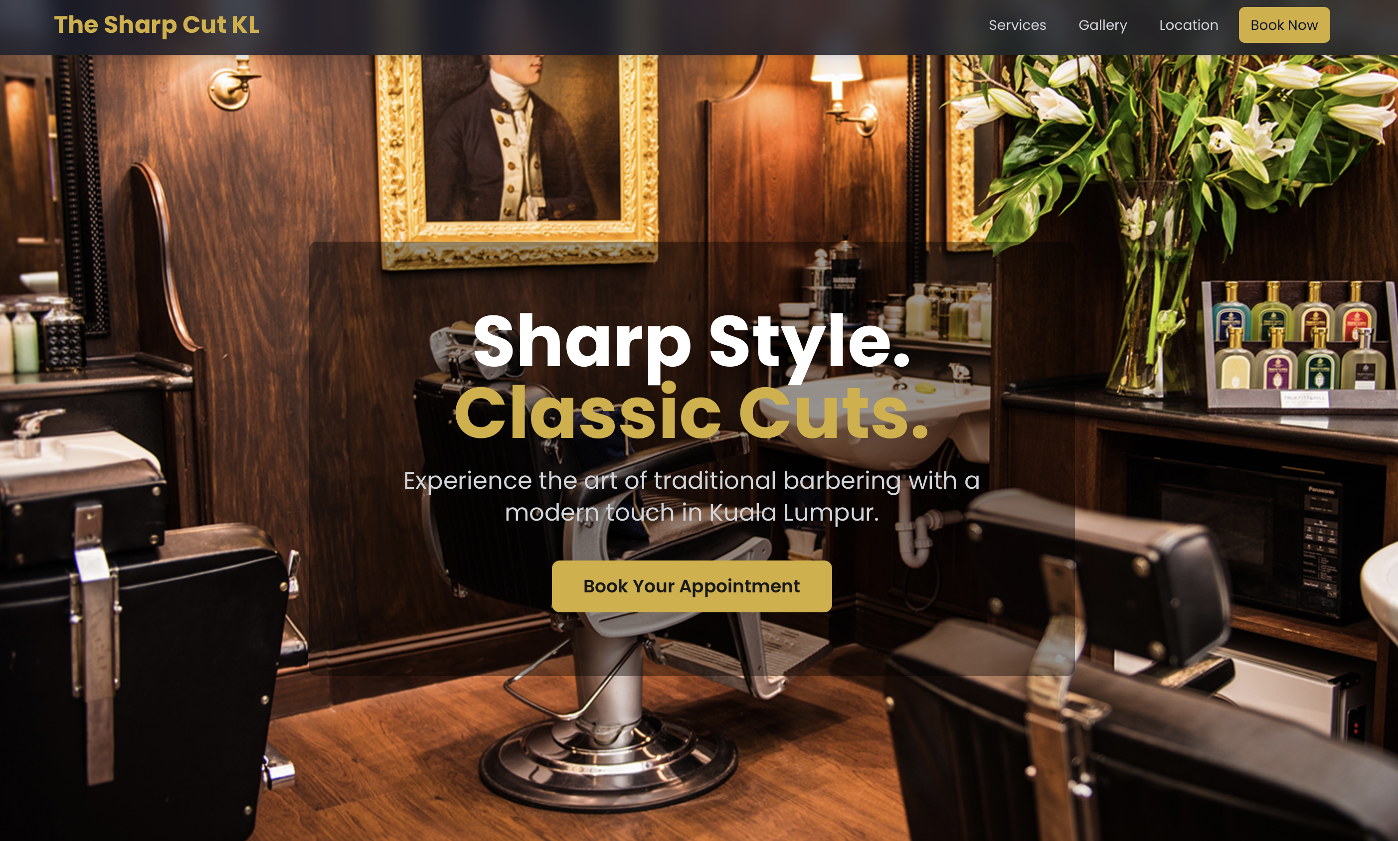 Barbershop Website Template